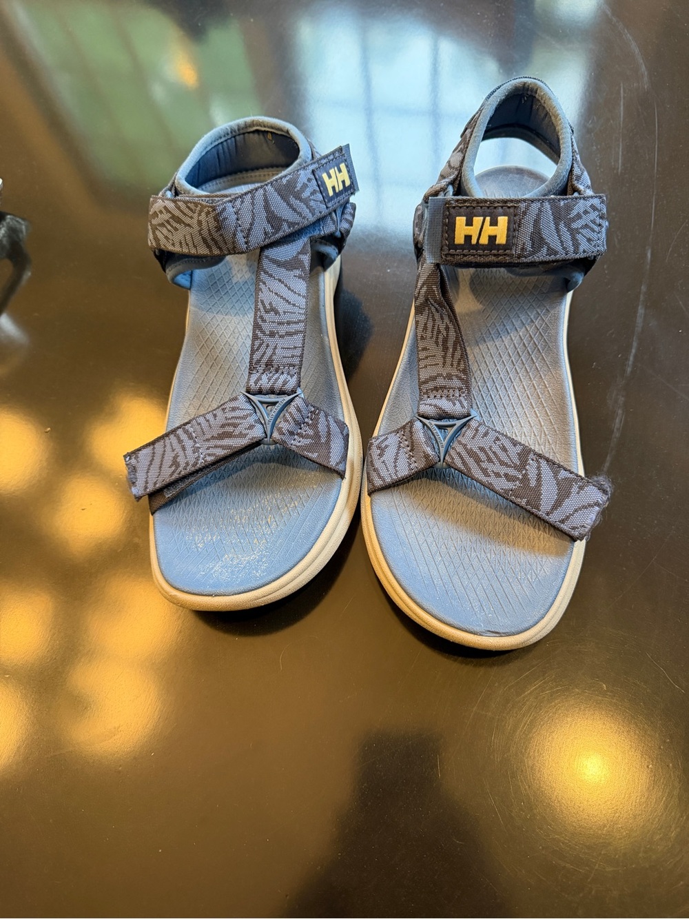 Helly Hansen women’s  Blue Patterned Sport Sandals